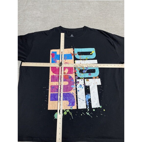 Just Did It Shirt Legend Graphic Colorful T-Shirt - Men's Size 4XL Black - Picture 2 of 7